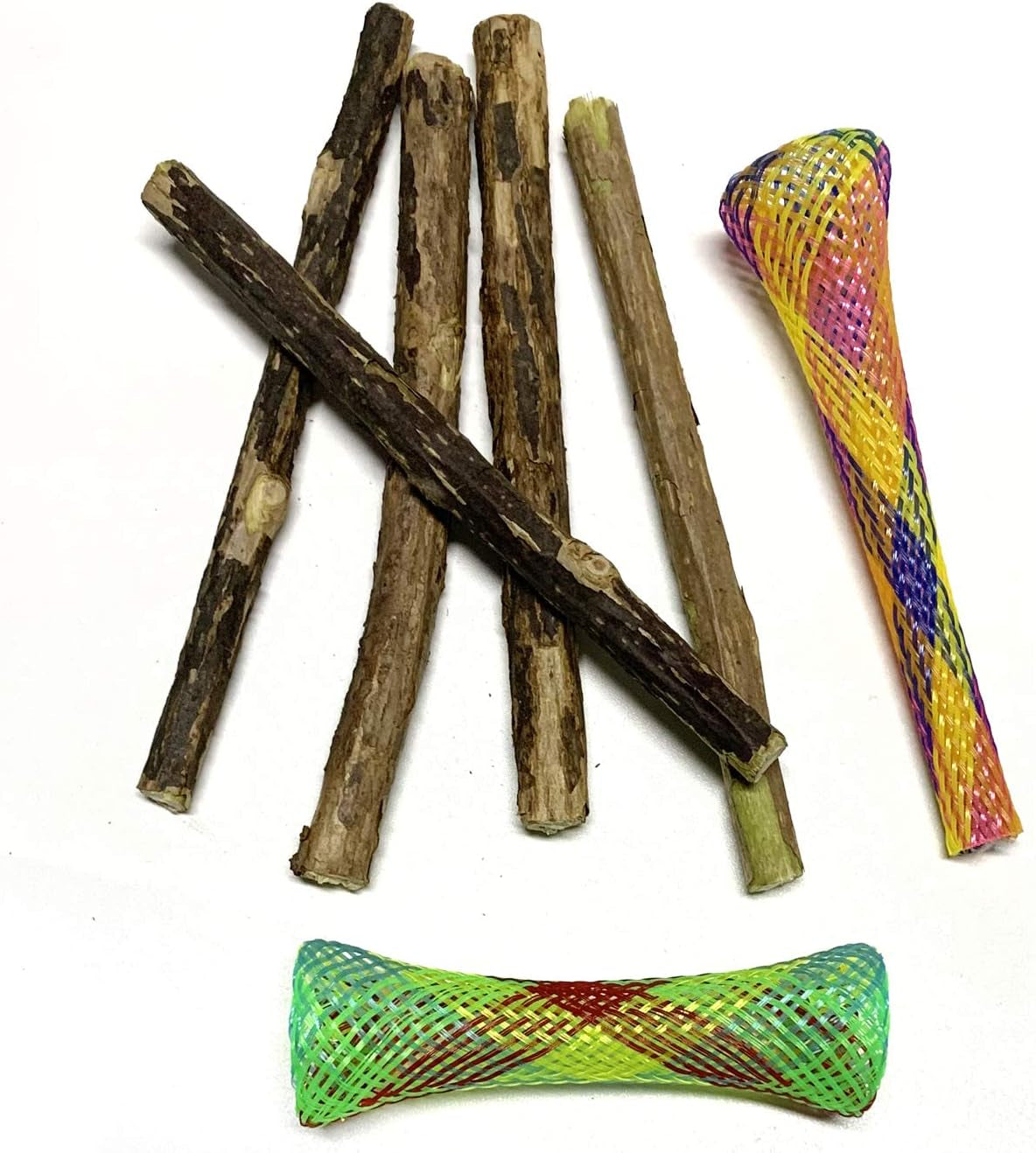 31PCS Cat Toys Kitten Toys Assortments, 2 Way Tunnel, Cat Feather Teaser - Wand Interactive Feather Toy Fluffy Mouse, Crinkle Balls for Cat, Puppy, Kitty, Kitten