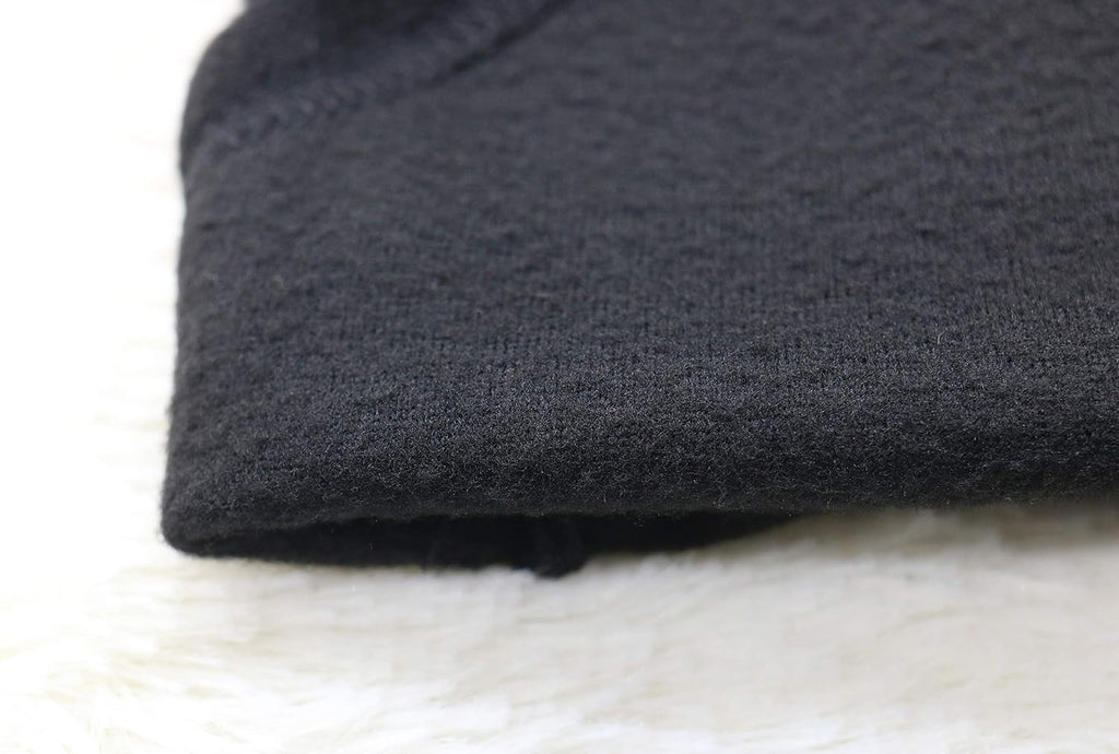 Cat Sweater Fleece Vest Cat Clothes for Small Cats Only, Small, Black