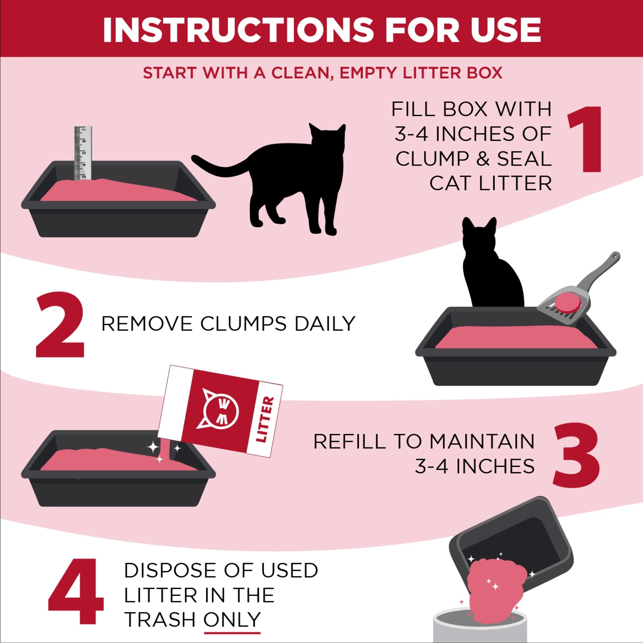 Clump & Seal Cat Litter Multi-Cat Complete Odor Sealing Clay Clumping Cat Litter, 38 Lb