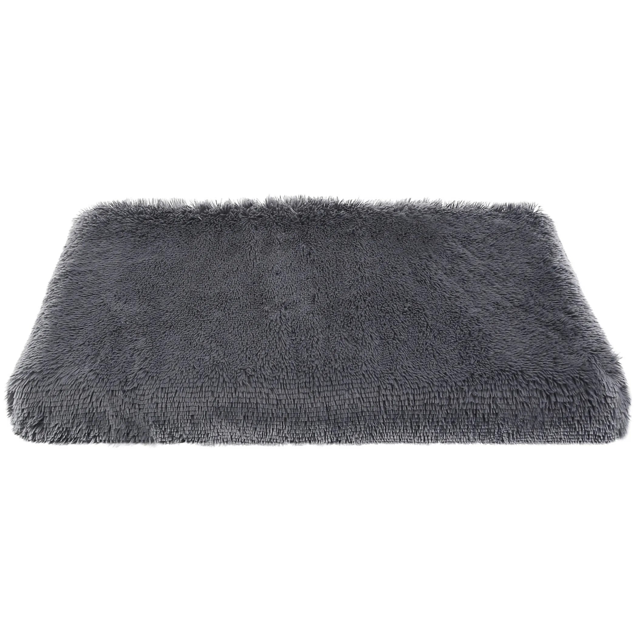 Dog Bed Soft Plush Cushion Cozy Warm Pet Crate Mat