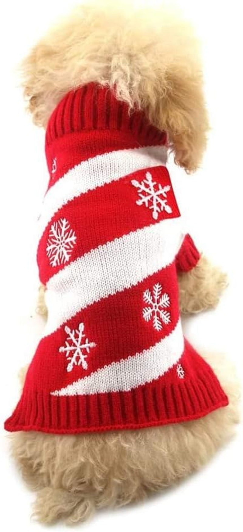 Dog Snow Sweater - Snowman Holiday Xmas Christmas Pet Clothes for Small Dogs and Cats (Snow, XS)