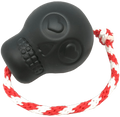 USA-K9 Skull Durable Rubber Chew Toy, Treat Dispenser, Reward Toy, Tug Toy, and Retrieving Toy