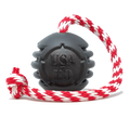 USA-K9 Magnum Black Stars and Stripes Ultra-Durable  Rubber Chew Toy, Reward Toy, Tug Toy, and Retrieving Toy