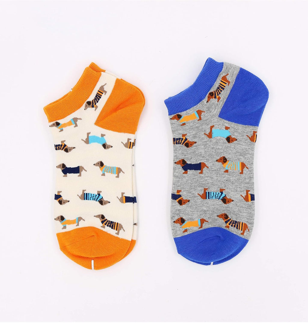 Women'S Haute Dachshund Dog Socks Casual Crew Socks Animal Cute Socks Gifts for Women