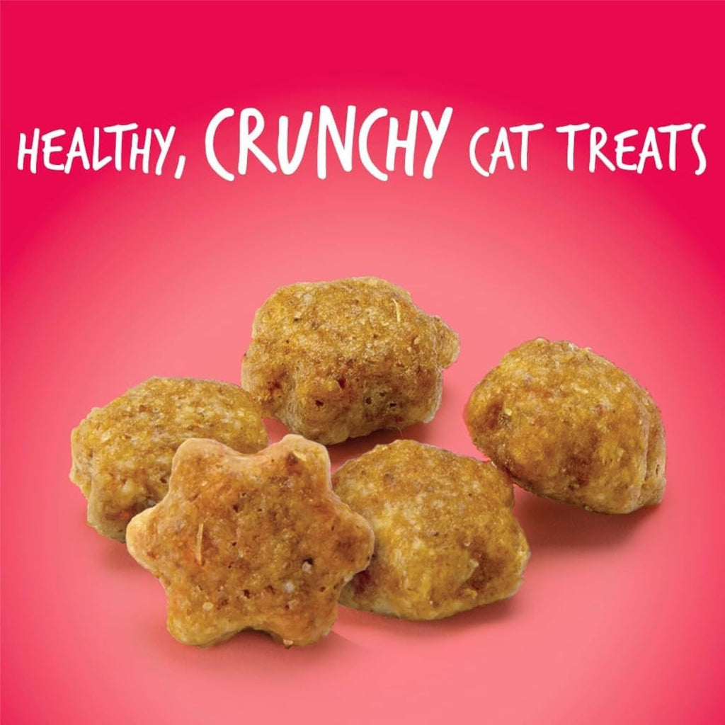Cat Crunchy Treats for Cats – Healthy Low Calorie Packed with Protein – No Wheat, Corn or Soy – Made with Real Salmon with Cranberry – 2.5 Ounces