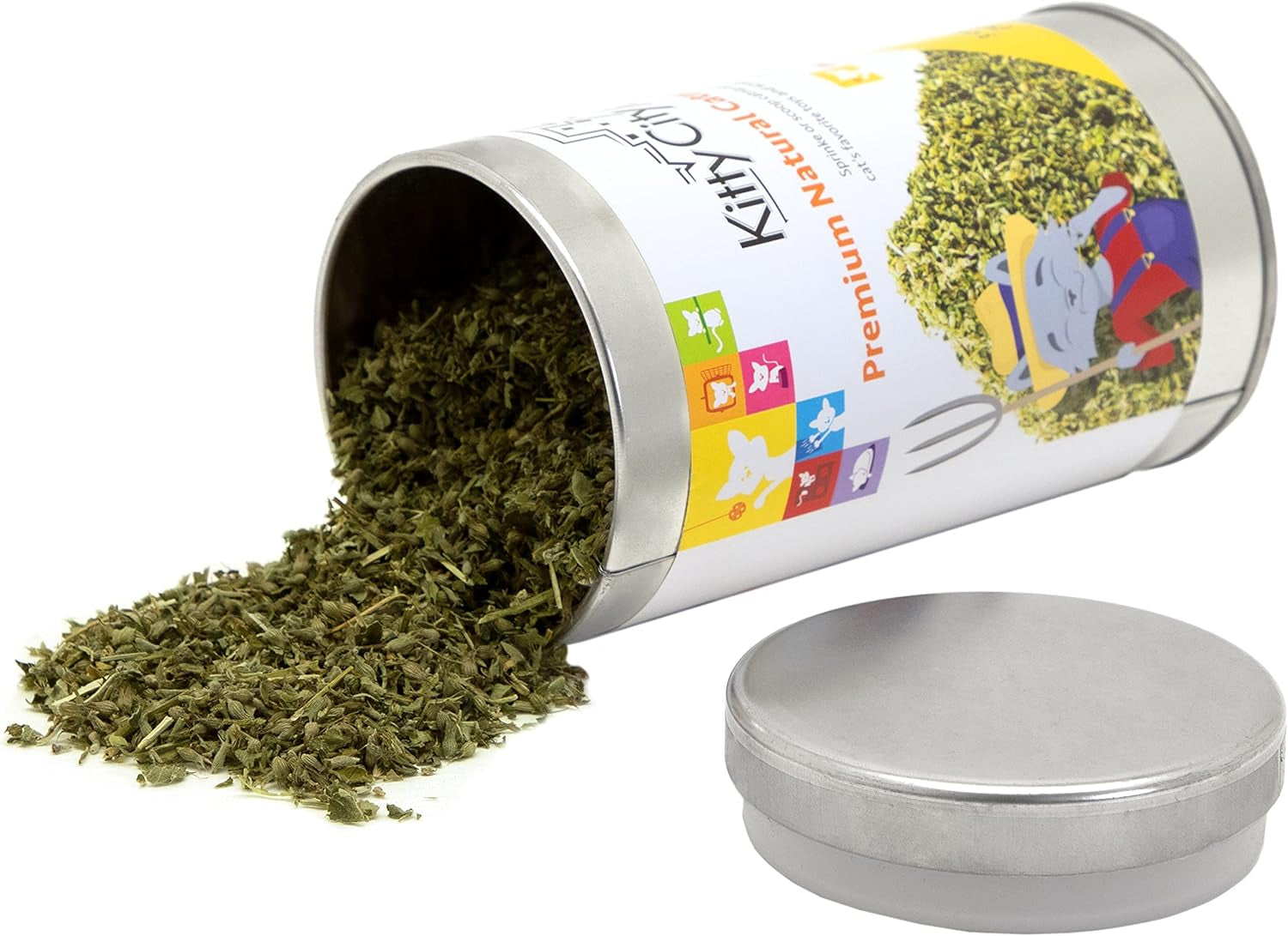 Cat Premium Natural Catnip Collection, Catnip Tin