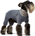 Embroidery Dog Clothes Turtleneck Thermal Fleece Puppy Pajamas Doggie Outfits Cat Onesies Jumpsuits Blue Medium