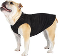 Goldpaw Stretchy Fleece Jacket for Small Dogs - Super Soft, Warm Dog Sweater - Pet Sweater Vest for Fall and Winter - Canine Clothes Made in the USA - Machine Washable - Black - Size 12