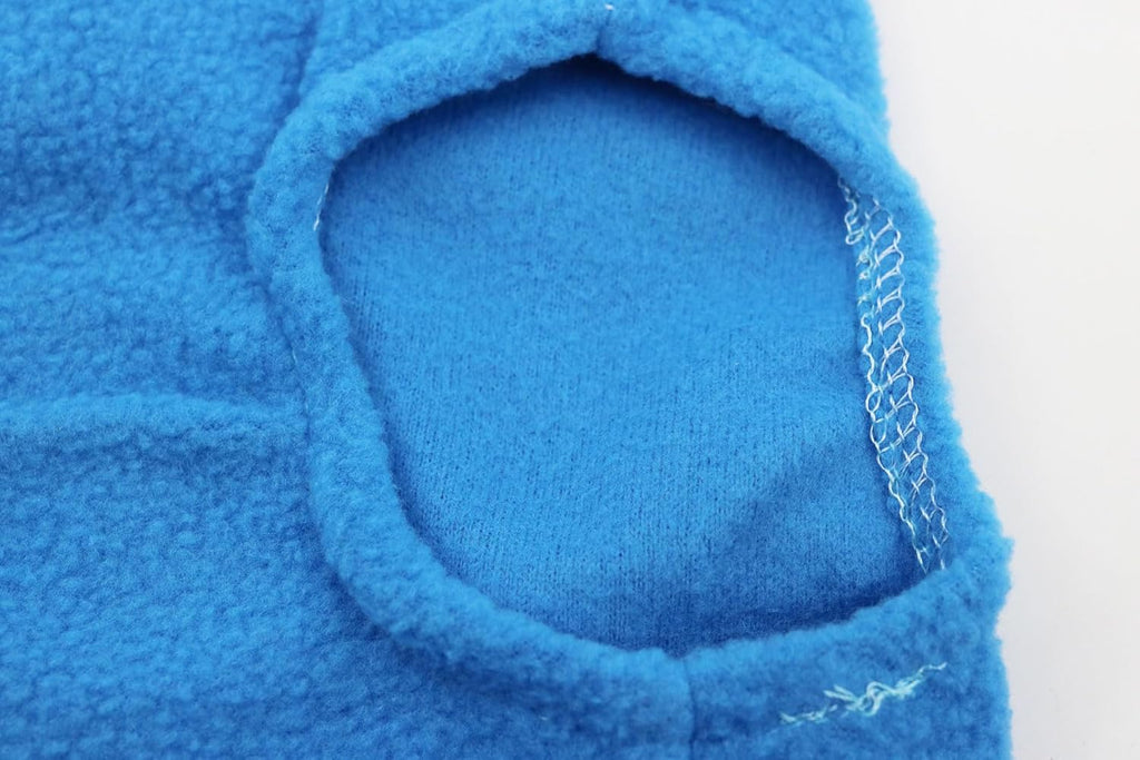 Cat Sweater Fleece Vest Lightweight Cat Clothes for Small Cats Only, Medium, Blue