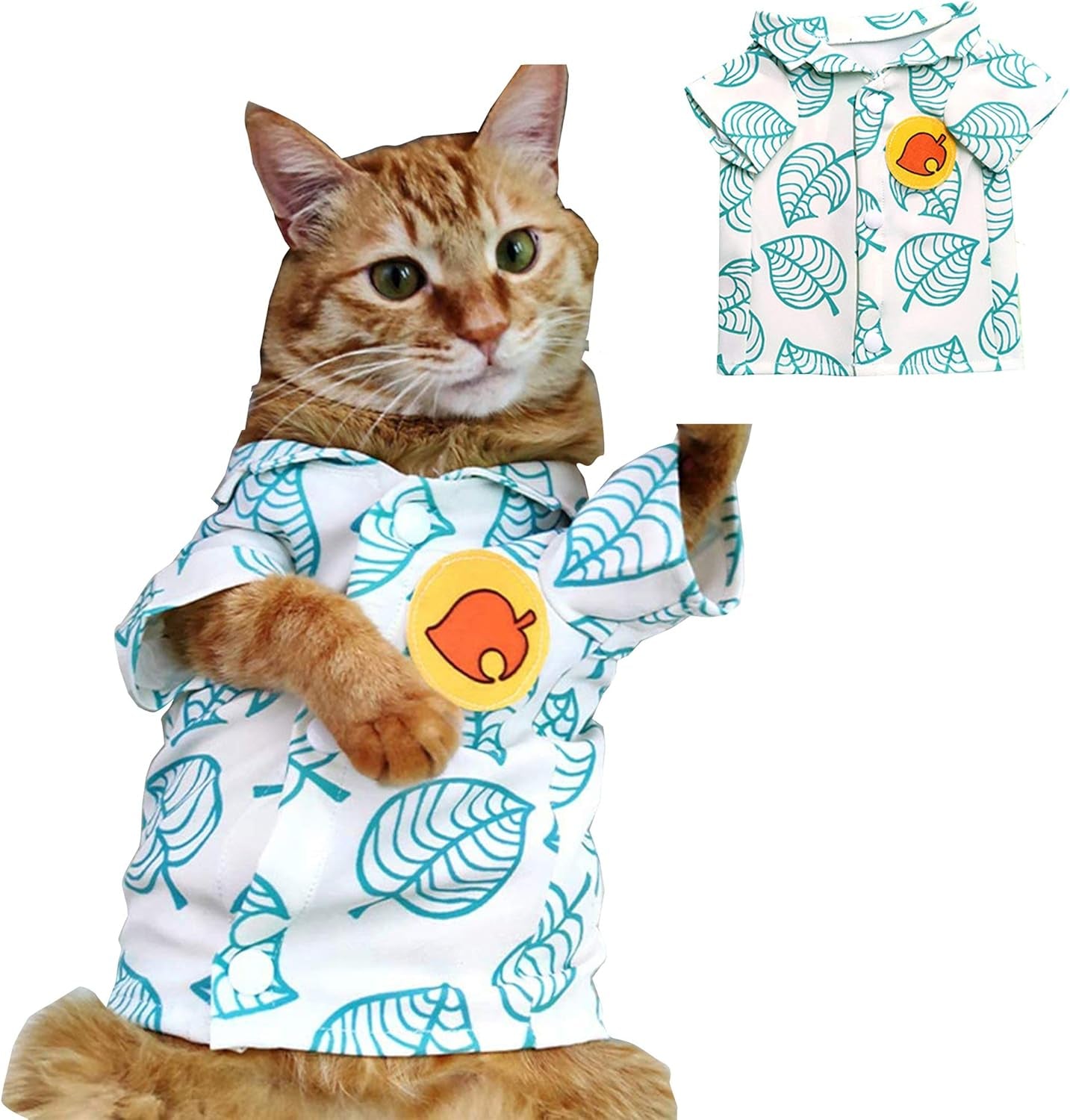 Animal Tom Costume for Cat Clothes Cat Dress up Small Dog Costume Clothes Pet Halloween Cosplay(Not Hat)