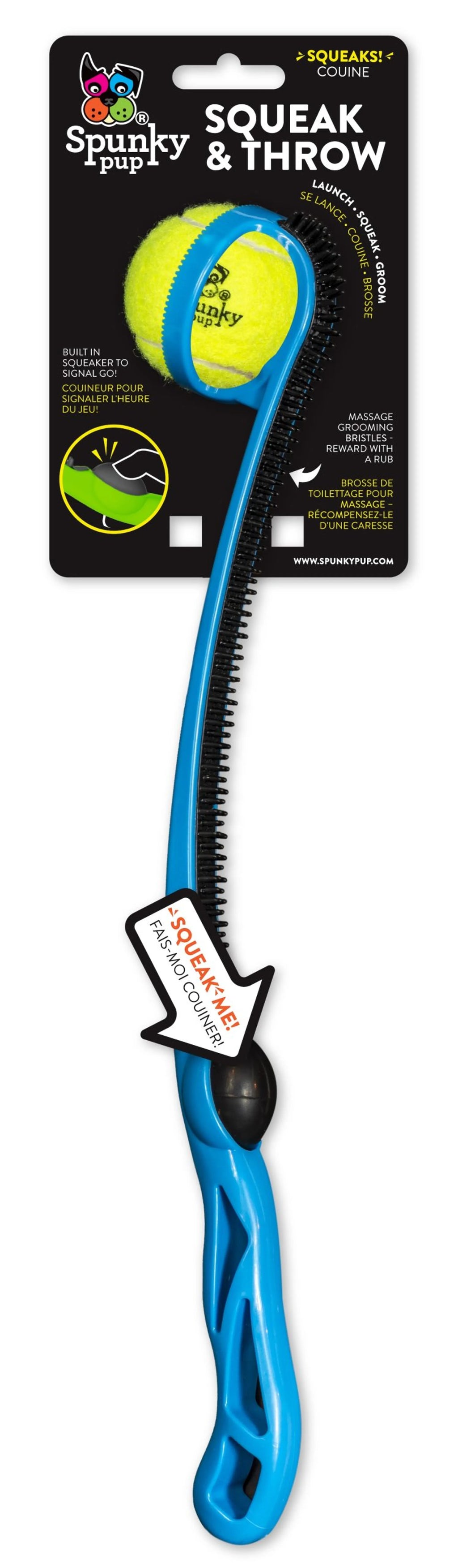 Squeak & Throw Ball Launcher