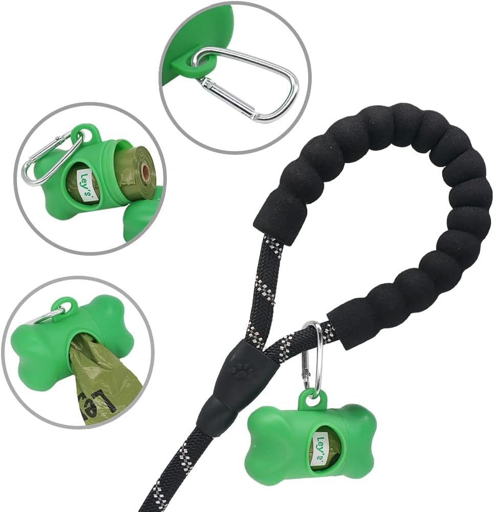 Dog Poop Bags with Dispenser, Biodegradable Unscented Extra Thick & Leak-Proof Dog Waste Bag, Strong Easy-Tear Refill Rolls for All Doggie Sizes