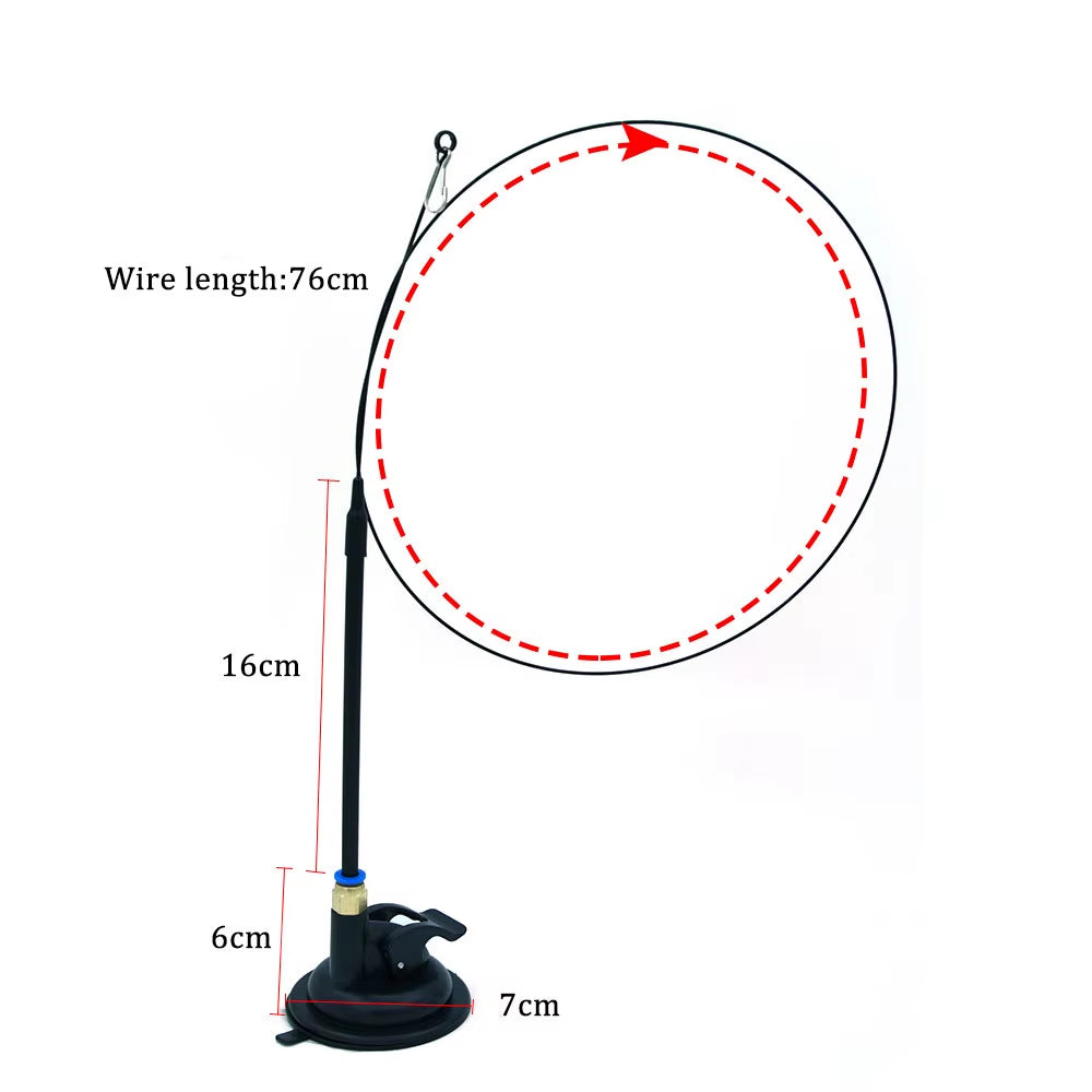 Funny Cat Toys Suction Cup Steel Wire Interactive Cat Teasing Stick Mouse Feather Butterfly Replacement Head Pet Supplies