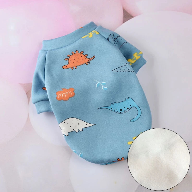 Cartoon Cat Hoodie Sweater Autumn Winter Pet Cat Clothes for Cats Katten Kedi Pullovers Mascota Pet Costume Cat Outfit Clothing