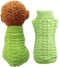 Cat Sweater,Turtleneck Knitted Kitten Clothes,Cat Sweaters for Cats Only, Sphynx Cat Clothes,Small Dog Sweaters(Green,Xxl)