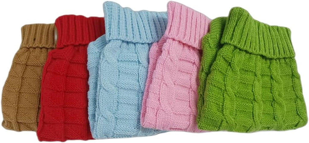 Cat Sweater,Turtleneck Knitted Kitten Clothes,Cat Sweaters for Cats Only, Sphynx Cat Clothes,Small Dog Sweaters(Green,Xxl)