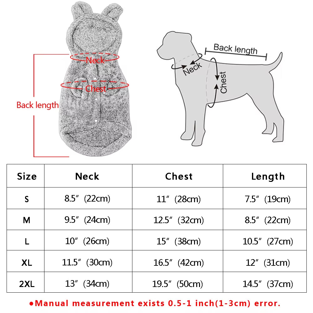 Warm Cat Clothes Winter Pet Puppy Kitten Coat Jacket for Small Medium Dogs Cats Chihuahua Yorkshire Clothing Costume Pink S-2XL